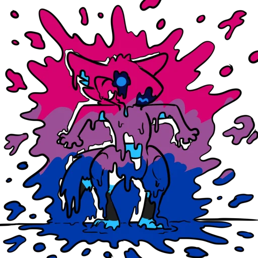 💦 Стикер «Whisky The Protogen» для Telegram