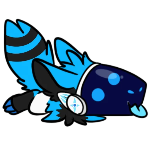 🥵 Стикер «Whisky The Protogen» для Telegram