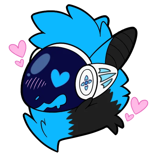 😍 Стикер «Whisky The Protogen» для Telegram