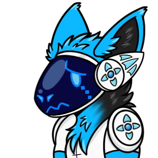 😢 Стикер «Whisky The Protogen» для Telegram