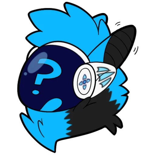 🤨 Стикер «Whisky The Protogen» для Telegram