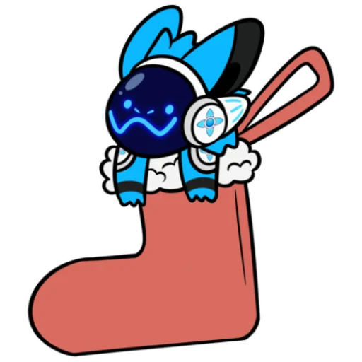 🧦 Стикер «Whisky The Protogen» для Telegram
