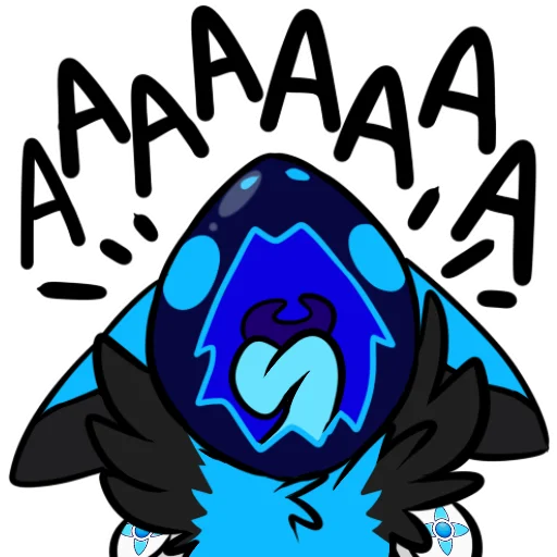 😱 Стикер «Whisky The Protogen» для Telegram