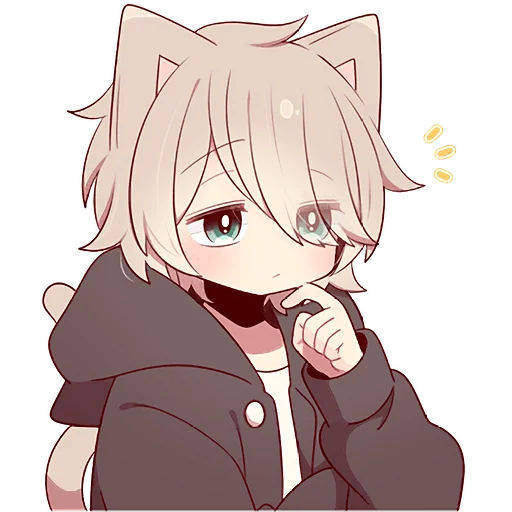🤔 Стикер «Коричневый котенок 2» для Telegram