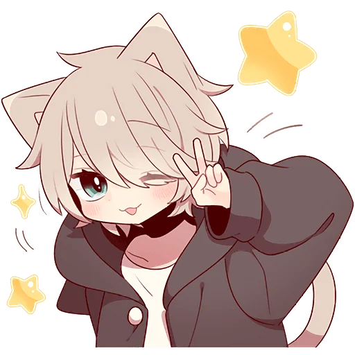 ✌️ Стикер «Коричневый котенок 2» для Telegram