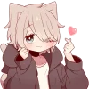❣ Эмодзи «Коричневый котенок» для Telegram
