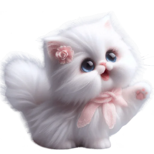 🥹 Стикер «Сладкая киса» для Telegram