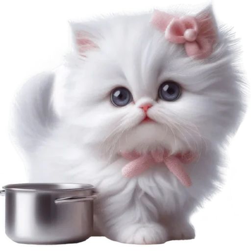 👩‍🍳 Стикер «Сладкая киса» для Telegram