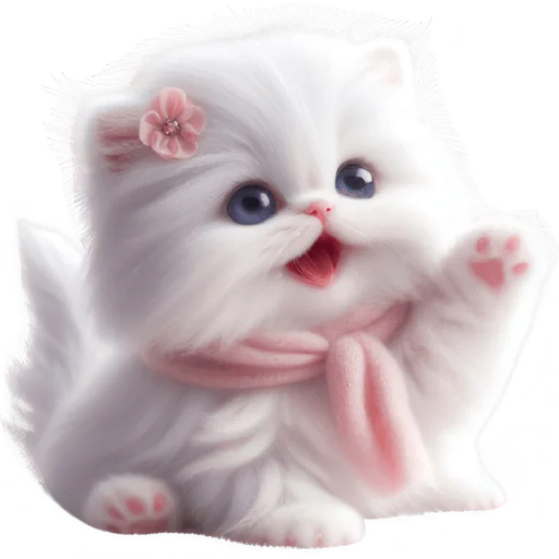 🐾 Стикер «Сладкая киса» для Telegram