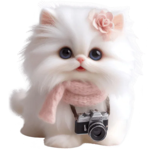 📷 Стикер «Сладкая киса» для Telegram