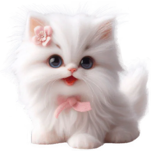 😀 Стикер «Сладкая киса» для Telegram
