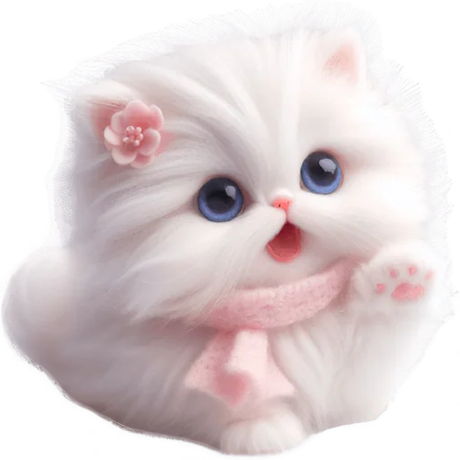 🐾 Стикер «Сладкая киса» для Telegram