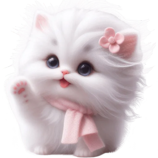 🐾 Стикер «Сладкая киса» для Telegram