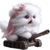 🪖 Эмодзи «Сладкая киса» для Telegram