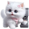 ☕️ Эмодзи «Сладкая киса» для Telegram