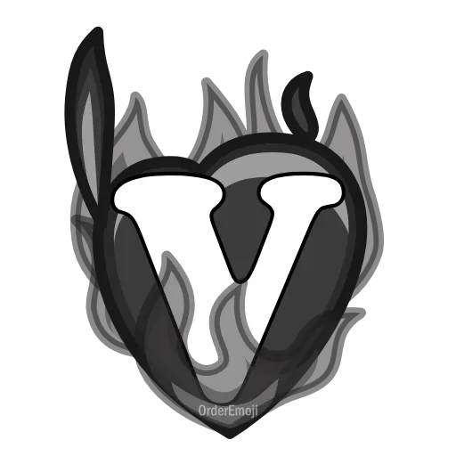 Стикер 8 white