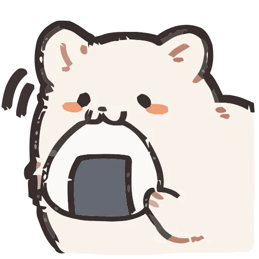 🍙 Эмодзи «Fluffy» для Telegram