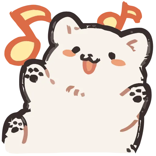🎶 Эмодзи «Fluffy» для Telegram