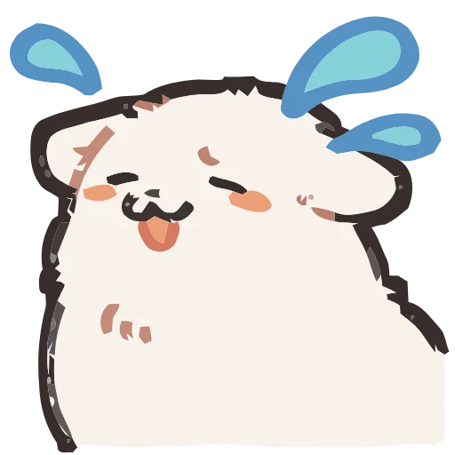 😅 Эмодзи «Fluffy» для Telegram