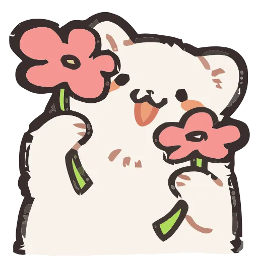 🌸 Эмодзи «Fluffy» для Telegram