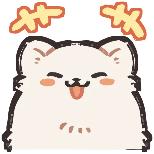 😂 Эмодзи «Fluffy» для Telegram