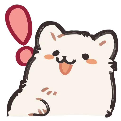 ❗️ Эмодзи «Fluffy» для Telegram