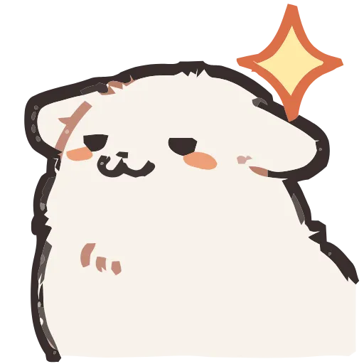 😏 Эмодзи «Fluffy» для Telegram