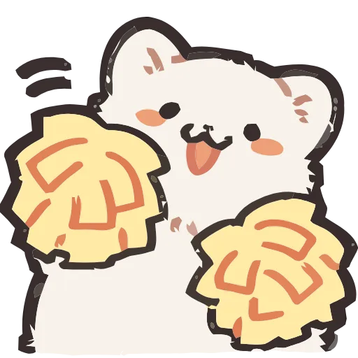🥳 Эмодзи «Fluffy» для Telegram