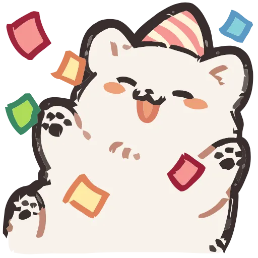 🥳 Эмодзи «Fluffy» для Telegram