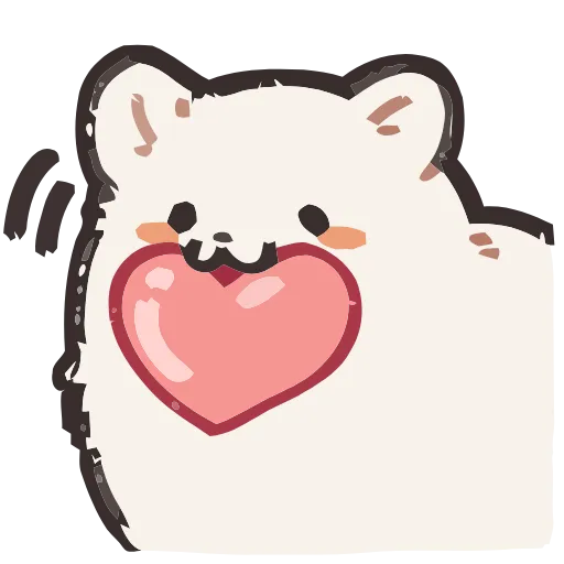 ❤️ Эмодзи «Fluffy» для Telegram