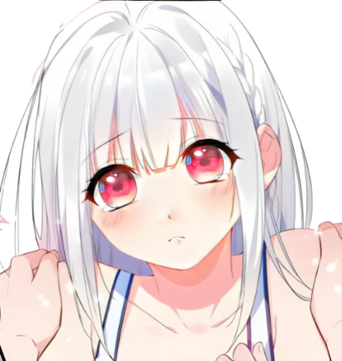 🥺 Стикер «WhItE HaIr 1» для Telegram