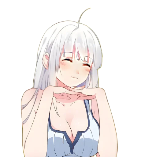 😊 Стикер «WhItE HaIr 1» для Telegram