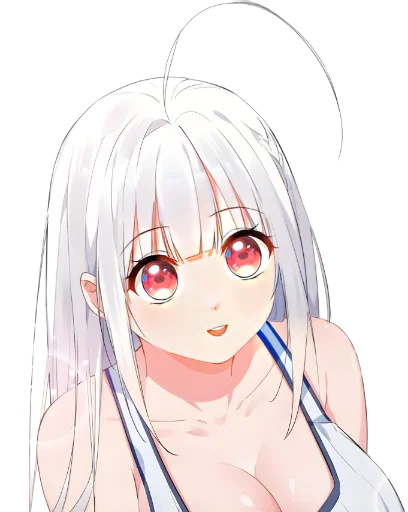 🙂 Стикер «WhItE HaIr 1» для Telegram