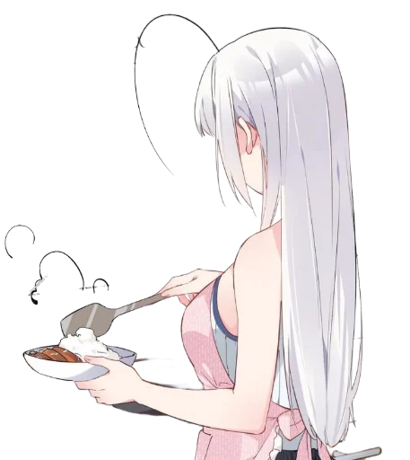 😋 Стикер «WhItE HaIr 1» для Telegram