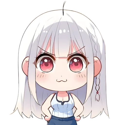 😊 Стикер «WhItE HaIr 1» для Telegram