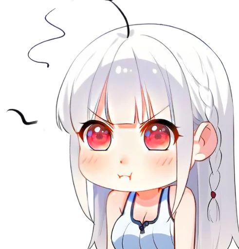 😠 Стикер «WhItE HaIr 1» для Telegram