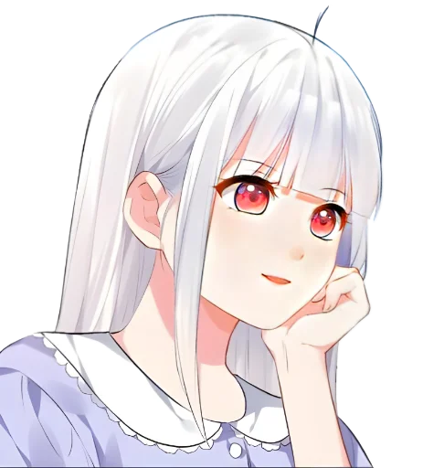 😊 Стикер «WhItE HaIr 1» для Telegram