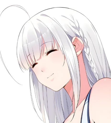 ☺️ Стикер «WhItE HaIr 1» для Telegram