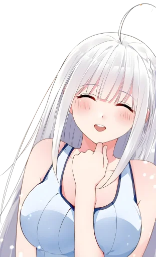 😊 Стикер «WhItE HaIr 1» для Telegram