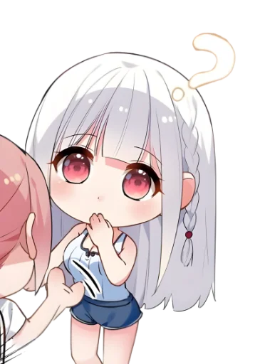 ❔ Стикер «WhItE HaIr 1» для Telegram