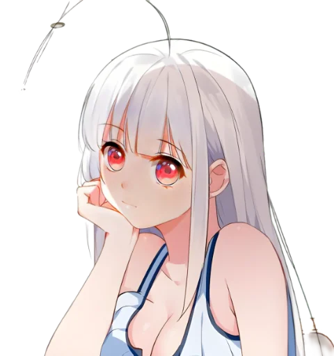 🙂 Стикер «WhItE HaIr 1» для Telegram