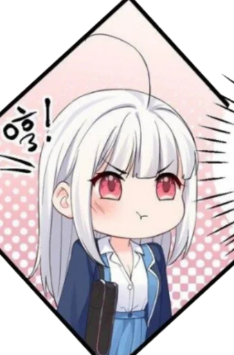 😠 Стикер «WhItE HaIr 1» для Telegram