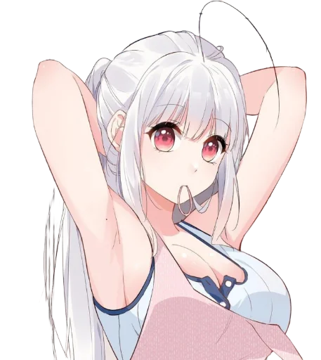 🥱 Стикер «WhItE HaIr 1» для Telegram