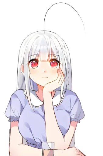 😊 Стикер «WhItE HaIr 1» для Telegram