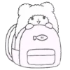 🎒 Эмодзи «white winter milk» для Telegram