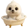 🛀 Эмодзи «Белый тюлень» для Telegram