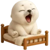 🥱 Эмодзи «Белый тюлень» для Telegram