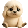 😞 Эмодзи «Белый тюлень» для Telegram