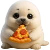 🍕 Эмодзи «Белый тюлень» для Telegram