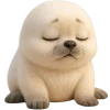 🥱 Эмодзи «Белый тюлень» для Telegram